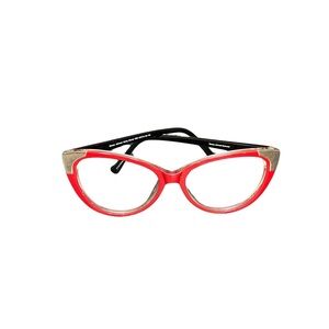 Stylish Red Cat-Eye Glasses​